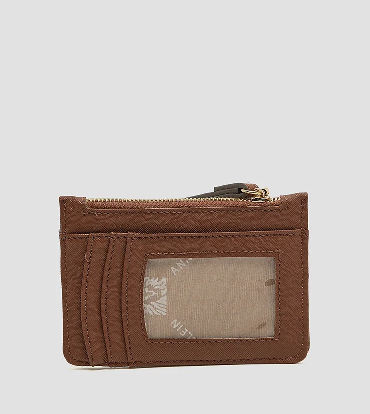 ANNE KLEIN  Anne Klein Logo Detail Zippered Wallet for Women | Best Price UAE